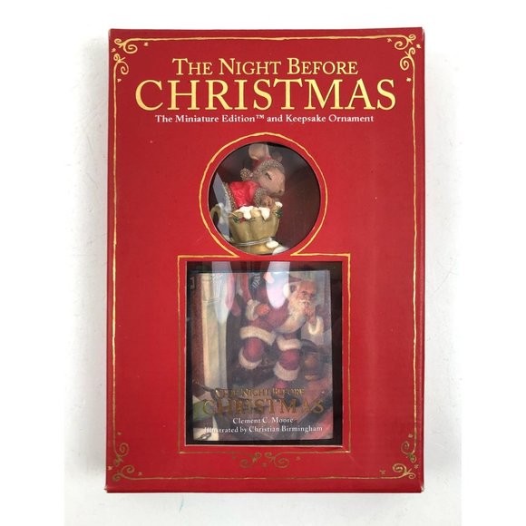 The Night Before Christmas Miniature Edition Keepsake Ornament 1998 - Picture 1 of 10